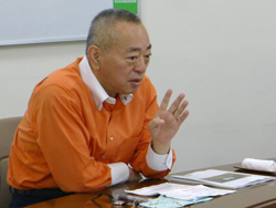 講義　池田弘氏（アルビレックス新潟会長）